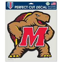 Maryland Terrapins Full Color Die Cut Decal - 8" X 8"