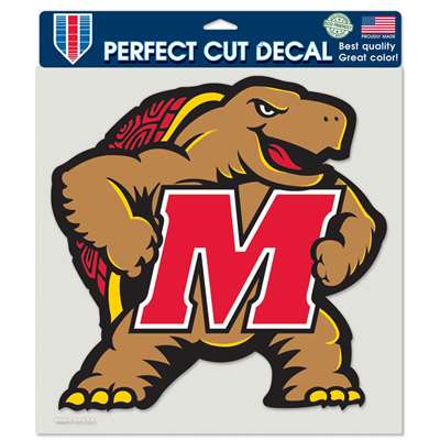 Maryland Terrapins Full Color Die Cut Decal - 8" X 8"