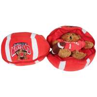 Maryland Terrapins Stuffed Bear in a Ball - Football