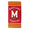 Maryland Terrapins Stripes Beach Towel