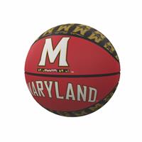 Maryland Terrapins Mini Rubber Repeating Basketbal