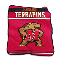 Maryland Terrapins Gameday Raschel Throw Blanket