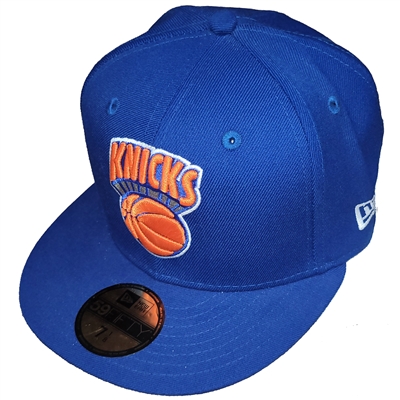 New York Knicks New Era 5950 Fitted Hat - Royal