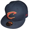 Cleveland Cavaliers New Era 5950 Fitted Hat - Navy