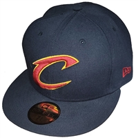 Cleveland Cavaliers New Era 5950 Fitted Hat - Navy