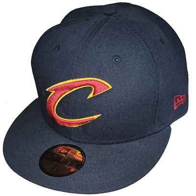 Cleveland Cavaliers New Era 5950 Fitted Hat - Navy