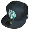 Boston Celtics New Era 5950 Fitted Hat - Black