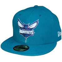 Charlotte Hornets New Era 5950 Fitted Hat - Teal