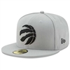 Toronto Raptors New Era 5950 Fitted Hat - Grey