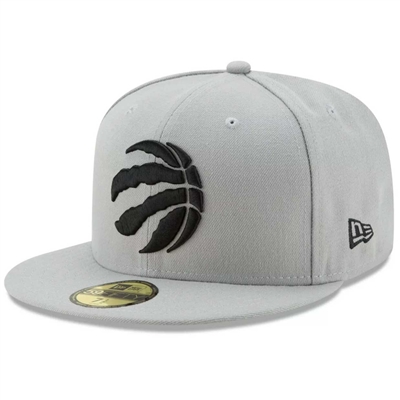 Toronto Raptors New Era 5950 Fitted Hat - Grey