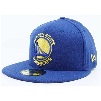 Golden State Warriors New Era 5950 Fitted Hat - Bl