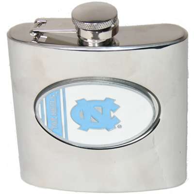 North Carolina Tar Heels Stainless Steel Hip Flask