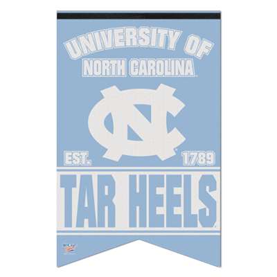 North Carolina Tar Heels Premium Felt Banner - 17" X 26"