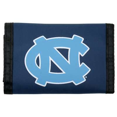 North Carolina Tar Heels Nylon Tri-Fold Wallet