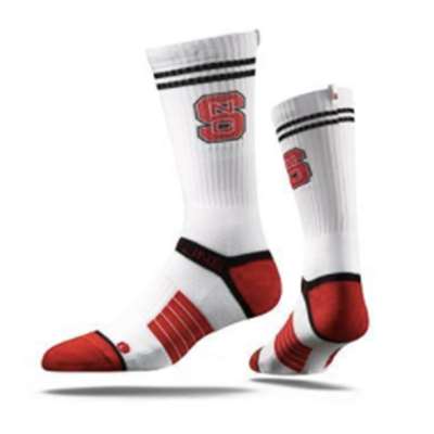 Louisville Cardinals Strideline Strapped Fit 2.0 Socks - White