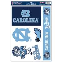 North Carolina Tar Heels Multi-Use Decal Set  - 11" x 17"