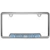 North Carolina Tar Heels Stainless Steel License Plate Frame