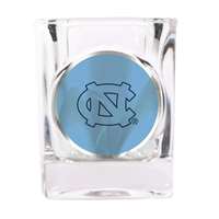 North Carolina Tar Heels Shot Glass - Metal Logo