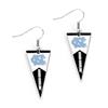 North Carolina Tar Heels Dangler Earrings - Pennan