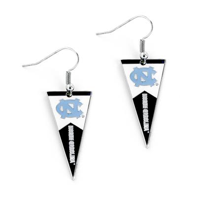 North Carolina Tar Heels Dangler Earrings - Pennan