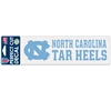 North Carolina Tar Heels Perfect-Cut Decal - 3" x 10"