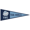 North Carolina Tar Heels Retro Wool Pennant - 13" x 32"