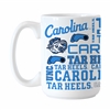 North Carolina Tar Heels 15oz Spirit Ceramic Mug