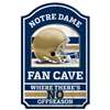 Notre Dame Fighting Irish Fan Cave Wood Sign