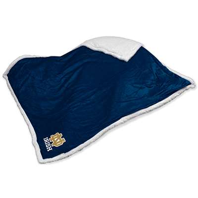 Notre Dame Fighting Irish Sherpa Throw Blanket