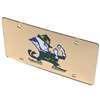 Notre Dame Fighting Irish Inlaid Acrylic License Plate - Gold