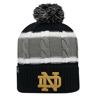 Notre Dame Fighting Irish Top of the World Youth Windy Pom Knit Beanie