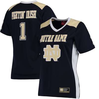 Notre Dame Women's Football Jersey - Navy #1