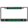 Notre Dame Fighting Irish Metal License Plate Frame - Carbon Fiber