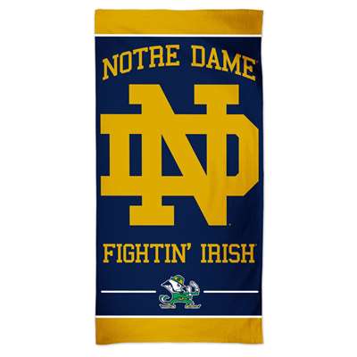 Notre Dame Fighting Irish Cotton Fiber Beach Towel