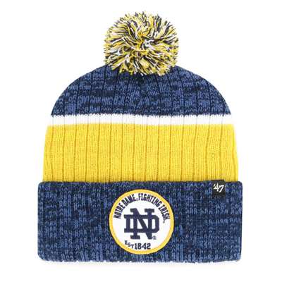 Notre Dame Fighting Irish '47 Brand Holcomb Pom Knit Beanie