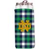 Notre Dame Fighting Irish Plaid Slim Coozie