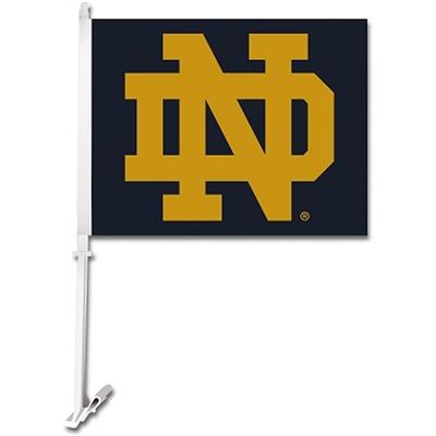 Notre Dame Fighting Irish Car Flag