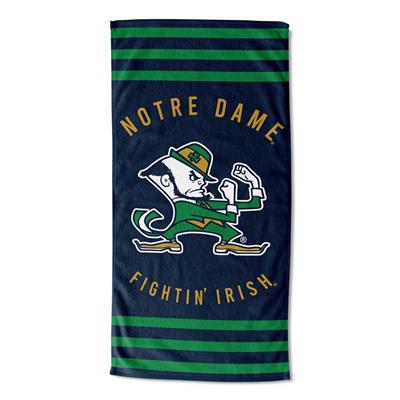 Notre Dame Fighting Irish Stripes Beach Towel