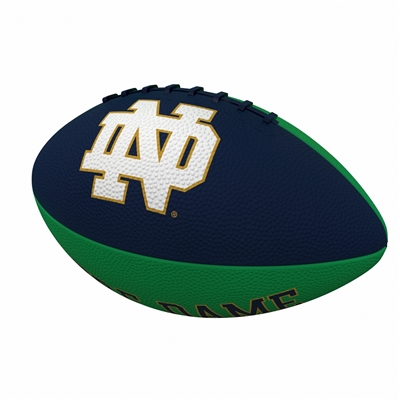 Notre Dame Fighting Irish Junior Size Rubber Footb