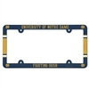 Notre Dame Fighting Irish Plastic License Plate Frame - Navy