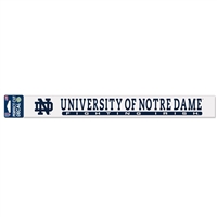 Notre Dame Fighting Irish Perfect-Cut Decal - 2" x 17"