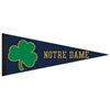 Notre Dame Fighting Irish Premium Pennant - 12" X 30" - Clover