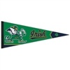 Notre Dame Fighting Irish Premium Pennant - 12" X 30" - Leprechaun