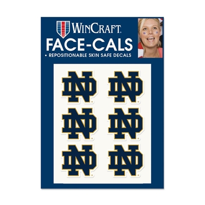 Notre Dame Fighting Irish Repositionable Face Stic