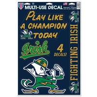 Notre Dame Fighting Irish Multi-Use Decal Set - 11