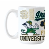 Notre Dame Fighting Irish 15oz Spirit Ceramic Mug