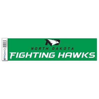 North Dakota Fighting Hawks Bumper Sticker