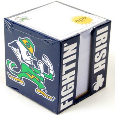 Notre Dame Fighting Irish Cube Note Card Holder