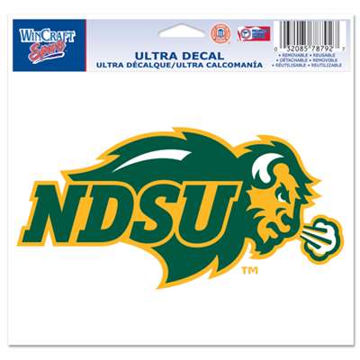 North Dakota State Bison Ultra Decal 5" x 6"