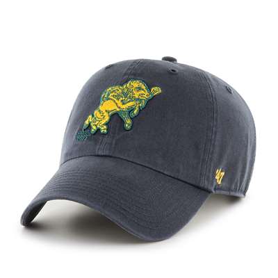 North Dakota State Bison '47 Brand Clean Up Adjustable Hat - Charcoal